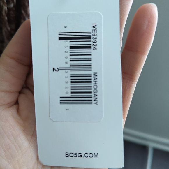 Mahogany BCBGMaxAzria Dress nwt - Picture 5 of 10